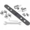 Jeu de charnières pour siège WC Washpoint Softclosing chrome IDEAL STANDARD