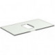 Console en verre TONIC II 800 mm pour coque symétrique IDEAL STANDARD