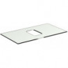 Console en verre TONIC II 800 mm pour coque symétrique IDEAL STANDARD