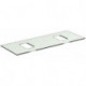 Console en verre TONIC II 1200 mm pour 2 plateaux symétrique IDEAL STANDARD