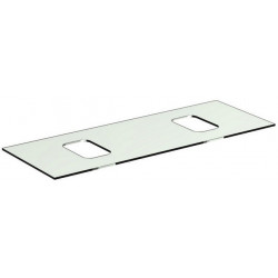 Console en verre TONIC II 1200 mm pour 2 plateaux symétrique IDEAL STANDARD