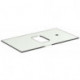 Console en verre TONIC II 800 mm pour coque asymétrique IDEAL STANDARD