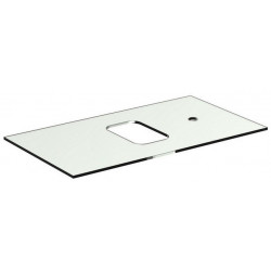 Console en verre TONIC II 800 mm pour coque asymétrique IDEAL STANDARD
