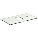Console en verre TONIC II 800 mm pour coque asymétrique IDEAL STANDARD