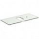 Console en verre TONIC II 1000 mm pour coque asymétrique IDEAL STANDARD