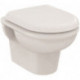 Pack combiné WC suspendu EXACTO sans bord de chasse, avec softcosing, 355 x 480 blanc IDEAL STANDARD