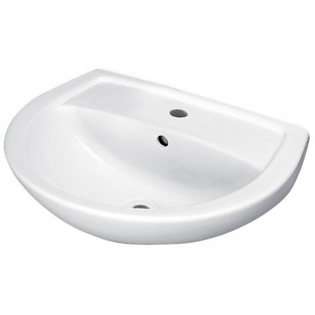 Lavabo Geberit PARIS 550x430mm avec trou pour robinet et trop-plein we