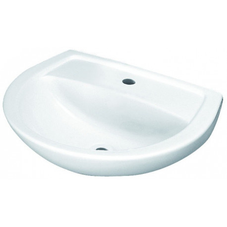 Lavabo Geberit PARIS 550x430mm sans trop plein we