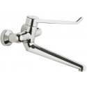 Robinet de sécurité mural pour lavabo monocommande CERAPLUS 330mm Levier 230mm n.verrouillable Connexions