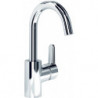 CONNECT Mitigeur lavabo bleu sans vidage, bec haut chromé IDEAL STANDARD