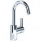 CONNECT Mitigeur lavabo bleu sans vidage, bec haut, chrome ND IDEAL STANDARD