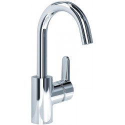 CONNECT Mitigeur lavabo bleu sans vidage, bec haut, chrome ND IDEAL STANDARD
