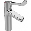 Mitigeur lavabo CERAPLUS 2 Grande avec manette clinique et bonde en métal chromé IDEAL STANDARD