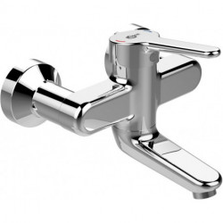 Mitigeur lavabo mural CERAPLUS 2 AP, bec 100 mm chromé IDEAL STANDARD