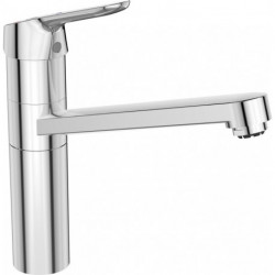 Mitigeur de cuisine monocommande CERAFLEX DN 15, LP, BlueStart, bec haut chromé IDEAL STANDARD
