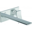 Mitigeur lavabo mural CHECK projection 225 mm chromé avec rosace carrée, kit 2 IDEAL STANDARD