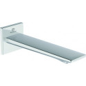 Bec mural CHECK projection 160 mm chromé avec rosace carrée IDEAL STANDARD