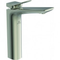 Mitigeur lavabo CHECK projection 150 mm argent Storm avec vidage et base allongée IDEAL STANDARD