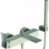 Mitigeur bain CHECK argent apparent Storm w.Stab-HB, flexible de douche, support mural IDEAL STANDARD