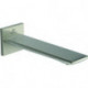 Bec mural CHECK projection 160 mm argent Storm avec rosace carrée IDEAL STANDARD