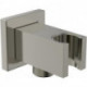 Coude de raccordement mural IDEALRAIN avec support de douche carré silver storm IDEAL STANDARD