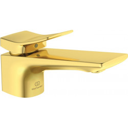 Mitigeur lavabo CHECK projection 132 mm or brossé sans vidage IDEAL STANDARD