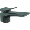 Mitigeur lavabo CHECK projection 132 mm gris magnétique avec vidage IDEAL STANDARD