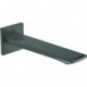 Bec mural CHECK projection 160 mm gris magnétique avec rosace carrée IDEAL STANDARD