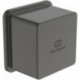 Coude de raccordement mural IDEALRAIN angulaire G 1/2Z gris magnétique IDEAL STANDARD