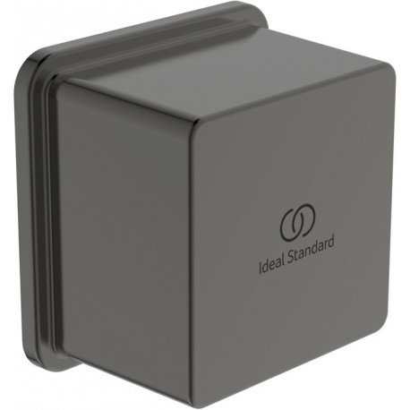 Coude de raccordement mural IDEALRAIN angulaire G 1/2Z gris magnétique IDEAL STANDARD