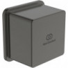 Coude de raccordement mural IDEALRAIN angulaire G 1/2Z gris magnétique IDEAL STANDARD