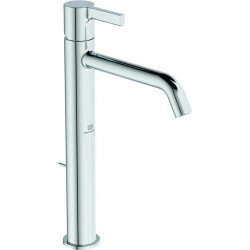 Mitigeur lavabo JOY projection 170 mm chromé avec base allongée, avec filetage de vidange. NORME IDÉALE