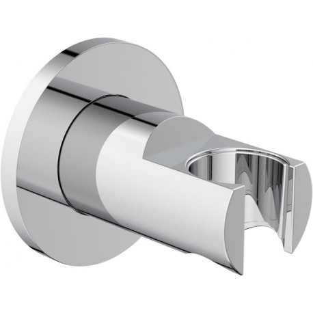 Support de douche IDS IDEALRAIN rond chromé