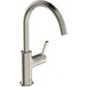 Mitigeur lavabo JOY projection 169 mm argent Storm avec bec haut, sans vidage IDEAL STANDARD