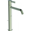 Mitigeur lavabo JOY projection 170 mm argent Storm avec base allongée, avec évacuation. NORME IDÉALE