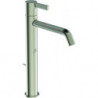 Mitigeur lavabo JOY projection 170 mm argent Storm avec base allongée, avec évacuation. NORME IDÉALE
