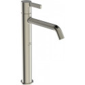Mitigeur lavabo JOY projection 170 mm argent Storm avec base allongée, sans bonde. NORME IDÉALE