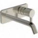 Mitigeur lavabo mural JOY projection 180 mm argent Storm kit 2, rosace carrée IDEAL STANDARD