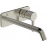 Mitigeur lavabo mural JOY projection 225 mm argent Rosace carrée Storm, kit 2 IDEAL STANDARD