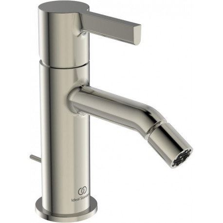 Mitigeur bidet JOY projection 110 mm argent Storm avec vidage IDEAL STANDARD