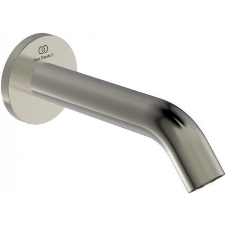 Bec mural JOY projection 160mm argent Storm avec rosace carrée IDEAL STANDARD
