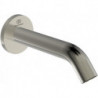 Bec mural JOY projection 160mm argent Storm avec rosace carrée IDEAL STANDARD