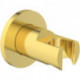 Support de douche IDS IDEALRAIN rond brossé gold