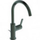 Mitigeur lavabo JOY projection 169 mm gris magnétique avec bec haut, avec vidage IDEAL STANDARD