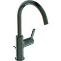 Mitigeur lavabo JOY projection 169 mm gris magnétique avec bec haut, avec vidage IDEAL STANDARD