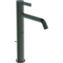 Mitigeur lavabo JOY projection 170 mm gris magnétique avec base allongée, avec évacuation. NORME IDÉALE