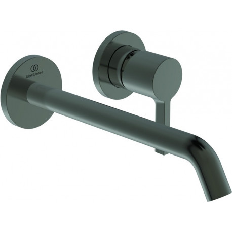 Mitigeur lavabo mural JOY projection 225 mm Rosace ronde grise magnétique, kit 2 IDEAL STANDARD