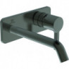 Mitigeur lavabo mural JOY projection 180 mm rosace carrée grise magnétique, kit 2 IDEAL STANDARD