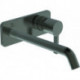 Mitigeur lavabo mural JOY projection 225 mm Rosace carrée grise magnétique, kit 2 IDEAL STANDARD