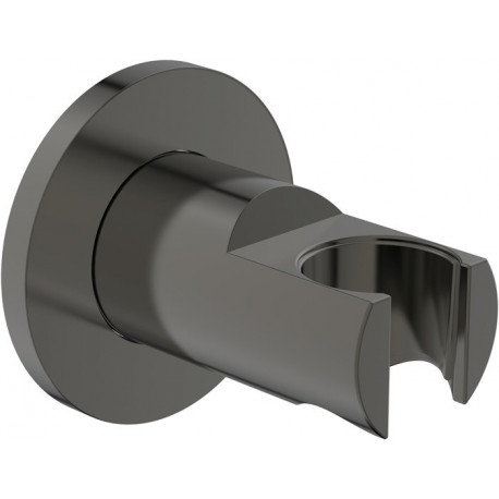 Support de douche IDS IDEALRAIN rond magnetic grey